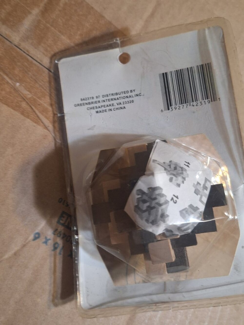 Brain Bender Puzzle - Picture 5 of 5